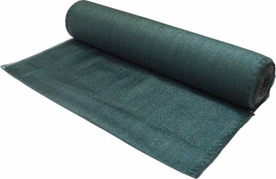 Síť stínící zelená 220g/m2 1x 1m, zastínění 95%