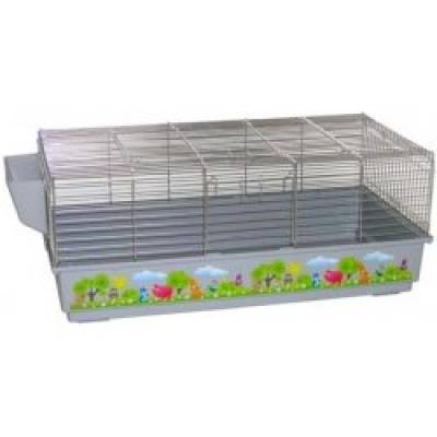 Klec pro králíky 100x50cm s krmítkem