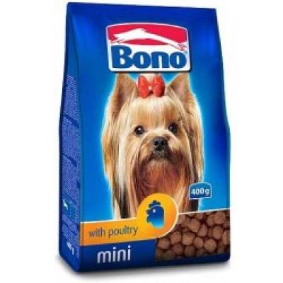 BONO ADULT Mini drůbeží 400g-granule pro malá plemena
