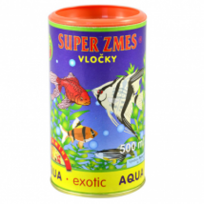 Aqua Exotic Supersměs 500ml vločkové krmivo