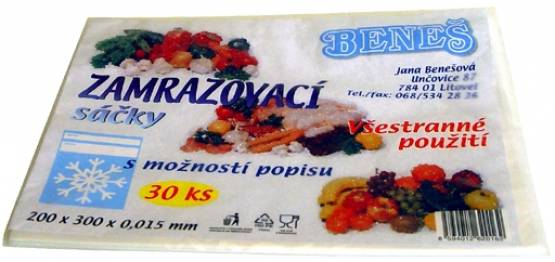 Sáčky zamrazovací 200x300x0,15 30ks