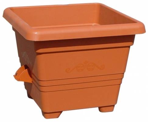Květináč samozavlažovací 25x25T BERGAMOT terakota