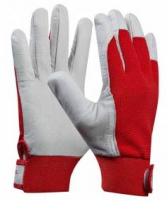 Pracovní rukavice kozinková useň UNI FIT COMFORT velikost 9 - blistr