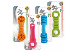 Hračka pro psy 17-19cm z tvrdé gumy COBBYS PET GEOTOY LONG