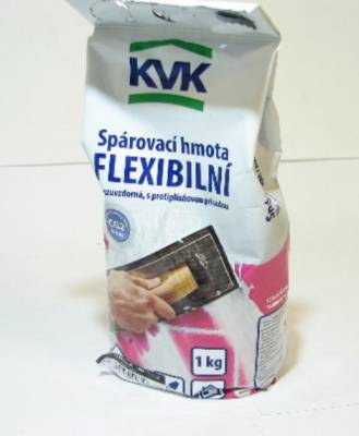 KVK 1kg spárovací hmota bílá