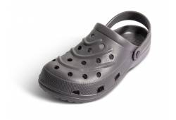 Dámské gumové pantofle šedé