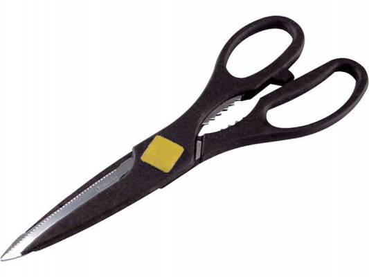 Nůžky víceučelové 200mm černé FixTech 60076