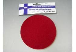 Leštící kotouč 125x6mm filcový,se suchým zipem BL9330125