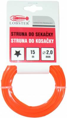 Struna hvězdička 2,0mm/15m/b10 108760