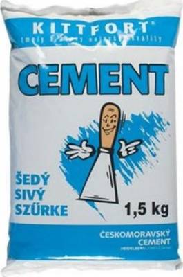Cement šedý 1,5kg
