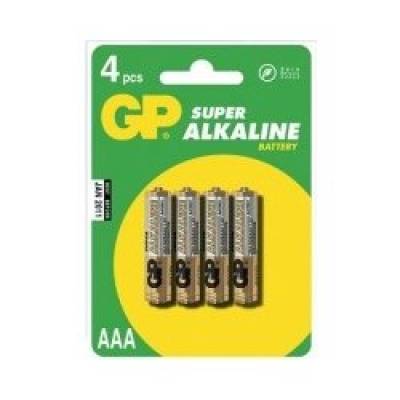 Baterie AAA 1,5V SUPER alkalická LRO3 GP/blistr 4ks