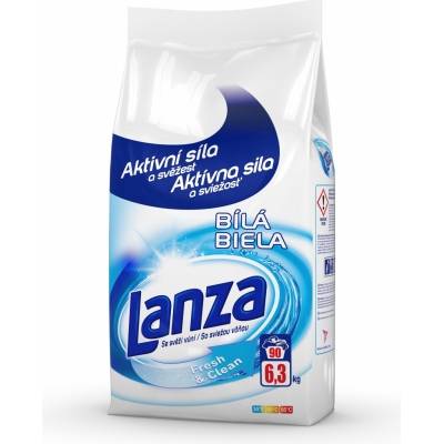 Lanza prášek na praní White 6,3 kg 90 dávek