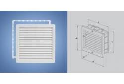 Mřížka větrací se síťovinou 150x200mm bílá