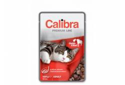 Calibra Cat kapsa Premium Adult Chicken+Beef 100g