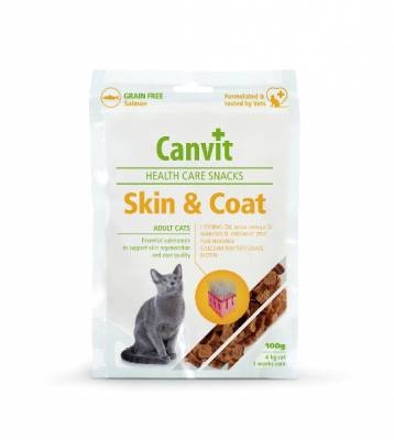 Canvit Snacks CAT Skin+Coat 100g