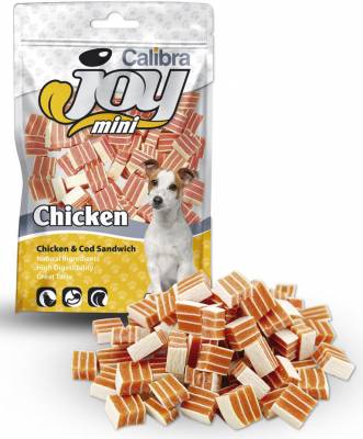 Calibra Joy Dog Mini Chicken+Cod Sandwich 70g