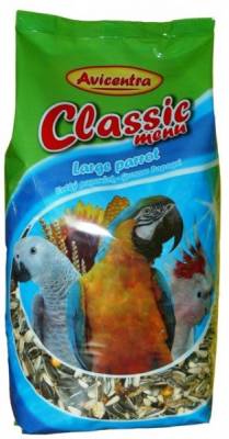Velký papoušek classic menu 1kg
