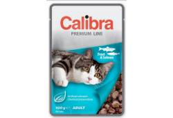 Calibra Cat kapsa Premium Adult Trout+Salmon 100g