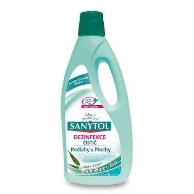 Sanytol univerzální dezinfekční čistič na podlahy s vůní eukalyptu 1L