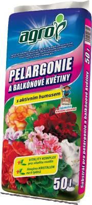 Substrát pro pelargonie 50l AGRO