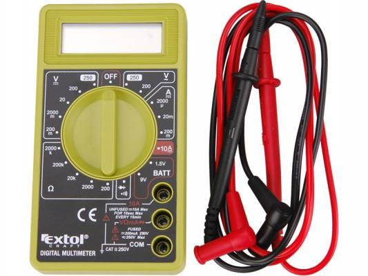 Multimetr digitální (U, I, R), s akustic 600011