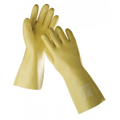 Rukavice žluté PVC