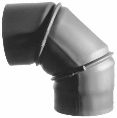 Koleno kouřové silnostěnné 150mm třísegmentové