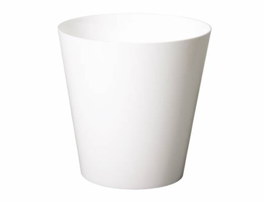 Obal CLIVO ORCHIDEA d 13cm/ lesk/ bílá