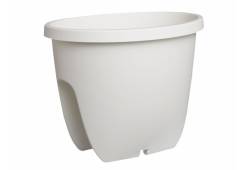Trulík BALCONIA 30cm na zábradlí bíly