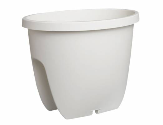 Trulík BALCONIA 30cm na zábradlí bíly