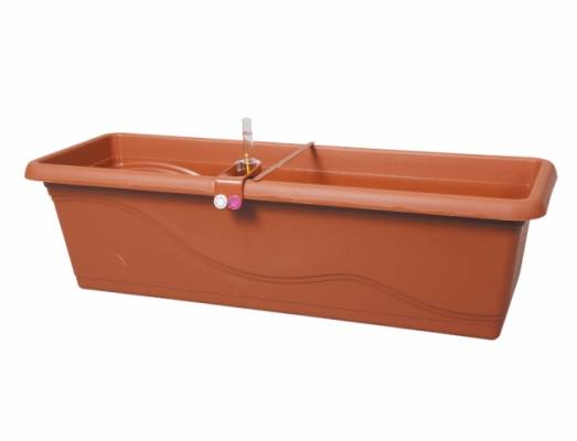 Truhlík samozavlažovací EXTRA LINE SMART 40cm/terakotový