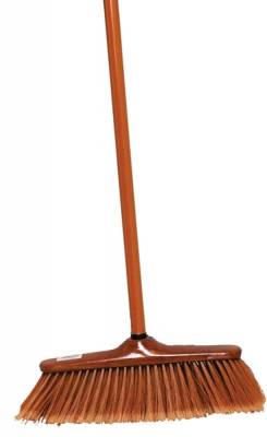 Smeták imitace dřeva 35cm s tyčí