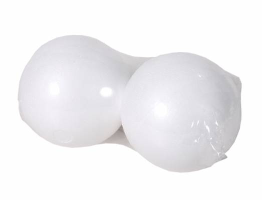 Koule d8cm polystyren plná 2ks