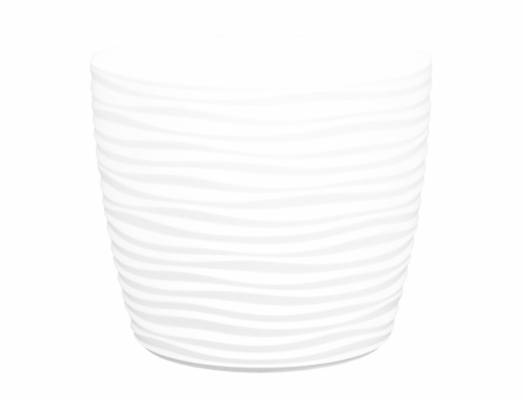 Obal SAHARA PETIT d13x11cm lesk bílý