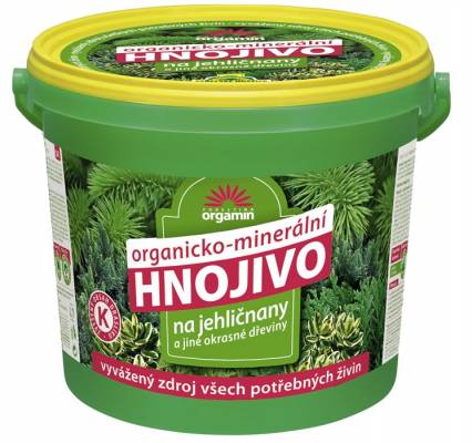 Hnojivo na jehličnany a jiné okrasné dřeviny 5 kg Forestina