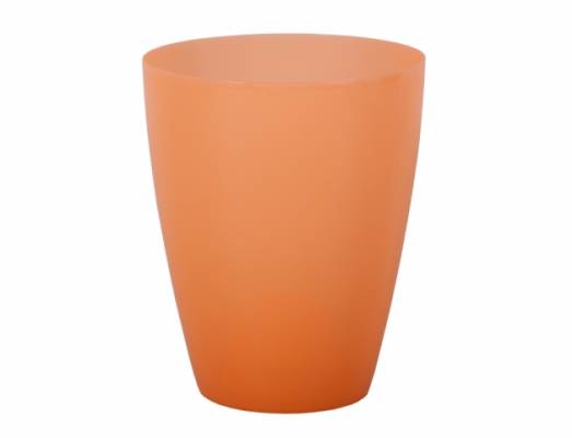 Obal ORCHIDEA LAKY d12cm plastový oranžový
