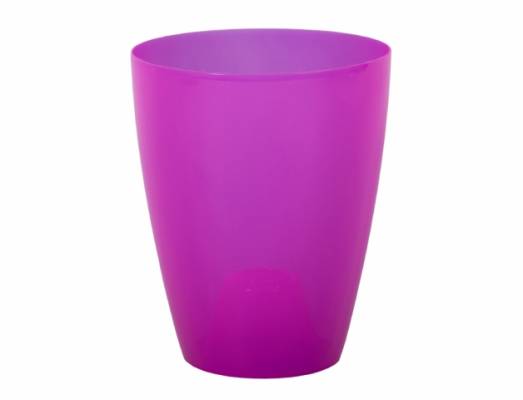 Obal ORCHIDEA LAKY d12cm plastový růžový 