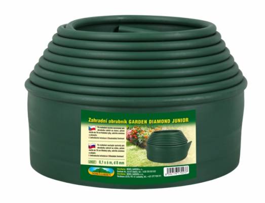 Obruba GARDEN DIAMOND JUNIOR 0,1x6m/ze/d8mm