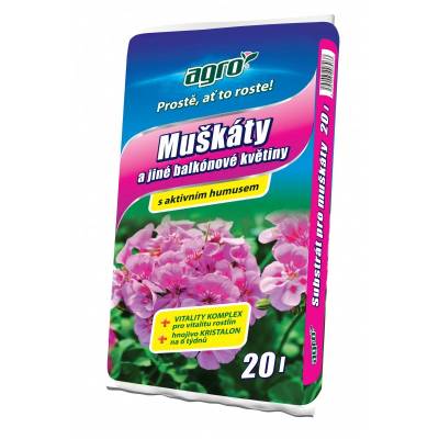 Substrát pro muškáty 20l