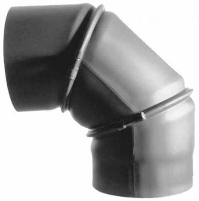 Koleno kouřové silnostěnné 160mm třísegmentové