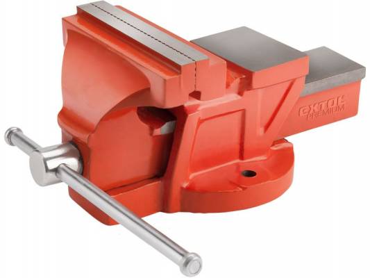 EXTOL PREMIUM 8812612 Svěrák s kovadlinou 100mm 4,5kg rozevření 65mm