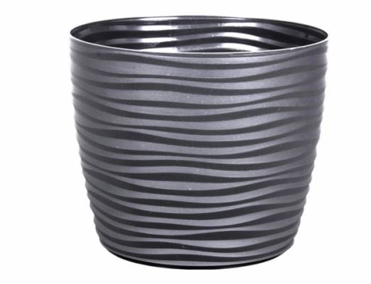 Obal SAHARA PETIT d13x11cm lesk antracit