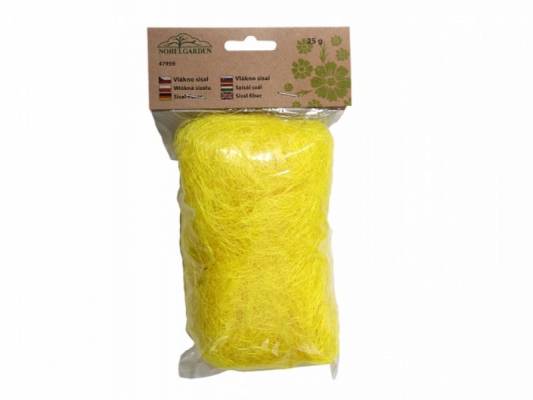Vlákno/sisal 25g žlutý NG