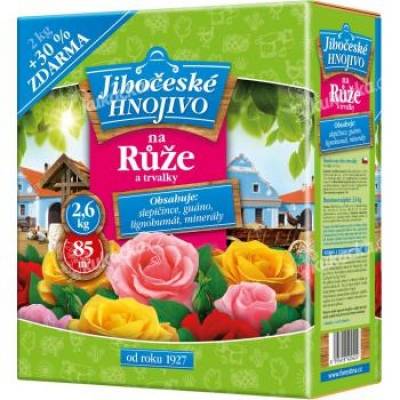 Jihočeské hnojivo na Růže a trvalky 2kg+30% zdarma