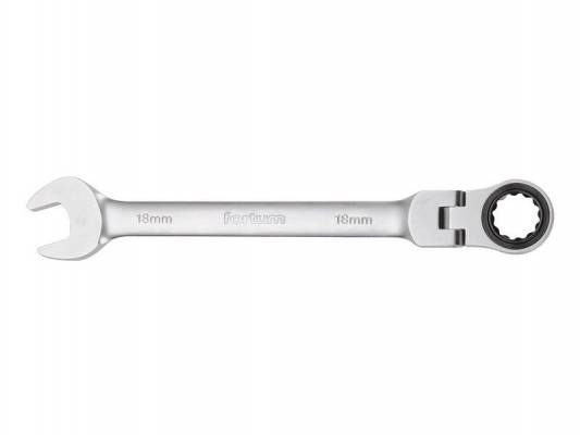 Klíč ráčnový očkoplochý s kloubem,72 zubů 18mm L248mm