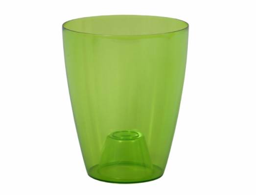 Obal ORCHIDEA LAKY EXTRA d12cm transparentní zelený