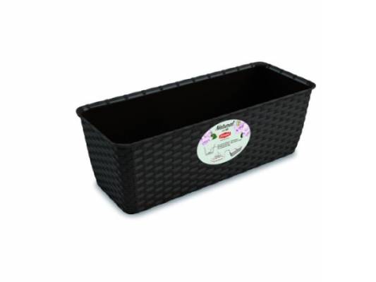 Truhlík 30cm Tm.hnědý RATTANO