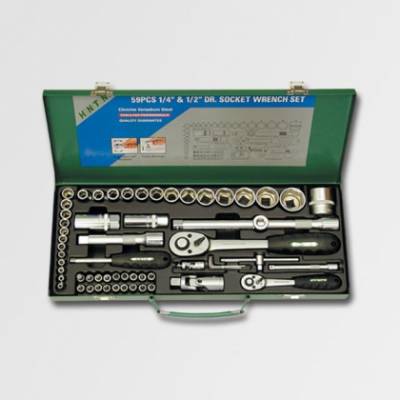 HONITON H4059 gola sada 1/4" a 1/2" 59 dílů 