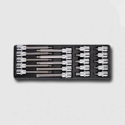 HONITON HA080 Sada 1/2" hlavic TORX T15-T60 na platu
