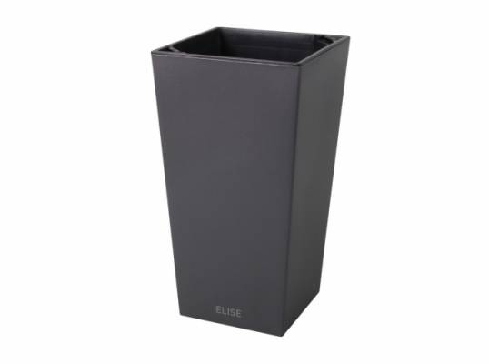 Obal ELISE 25x25x46h/antracit flitr/mat